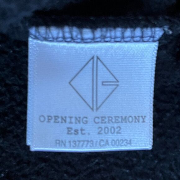 OPENING CEREMONY Gray Crew Neck Pullover Sweatshirt Top   Women's Size Small - Picture 4 of 9